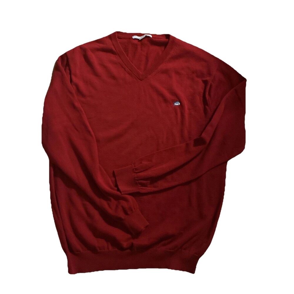 Southern Tide Pullover V-Neck Men’s Pullover Sweater Red Large